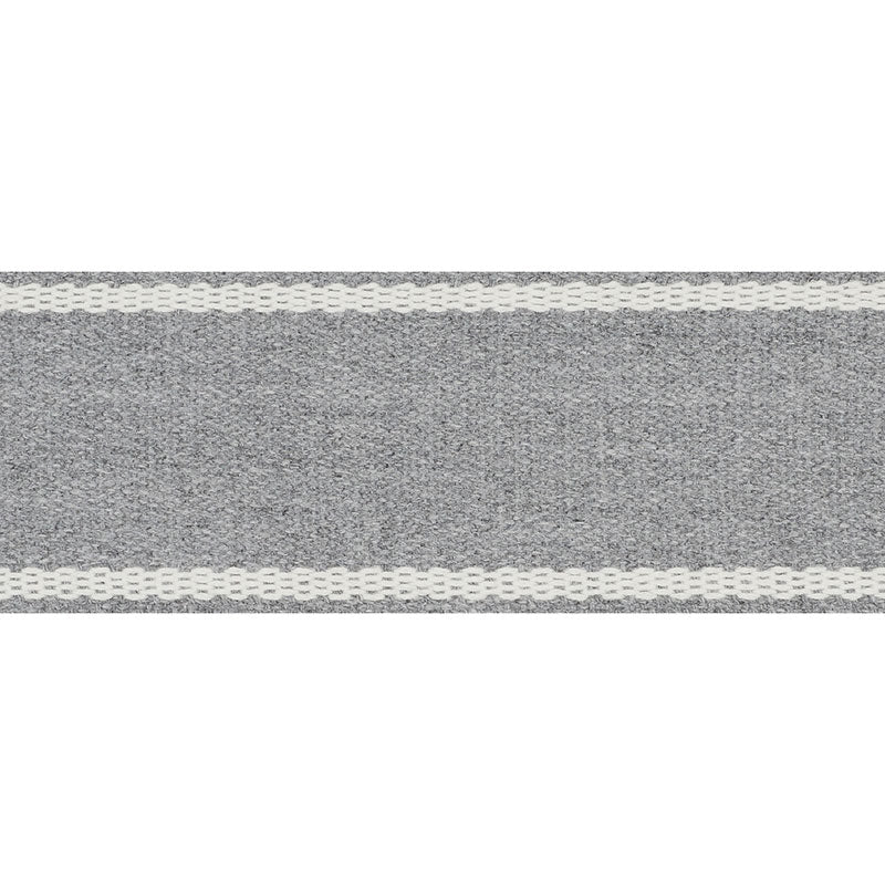 72402 | Sullivan Tape, Grey - Schumacher Fabric
