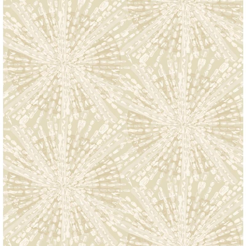 LLS4119 Lisa Love Soft Gold Sunburst Peel & Stick Wallpaper by NuWallpaper