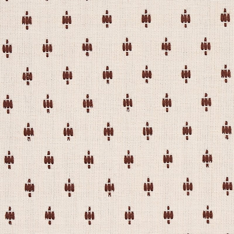 Purchase sample of 75533 Barlow, Light Brown On Ivory by Schumacher Fabric