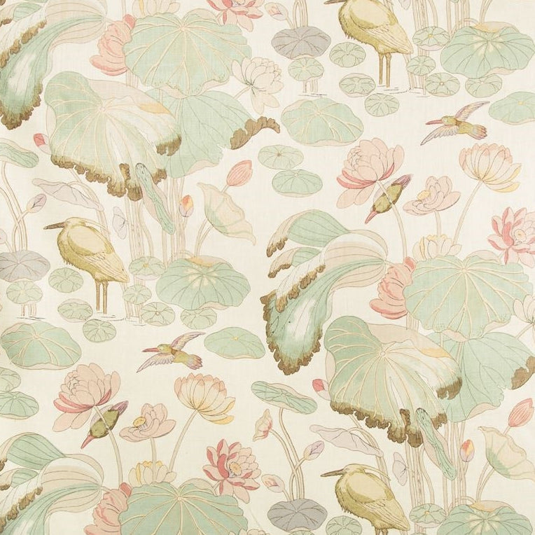 Acquire 2016100.173 Nympheus Twill Shell/Jade Lee Jofa Fabric