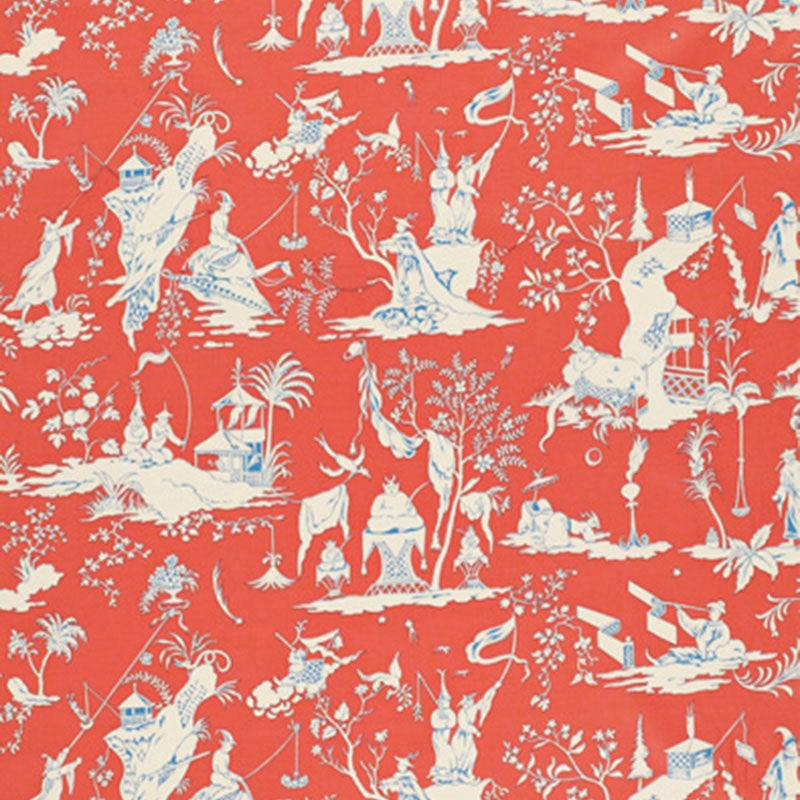 Purchase sample of 172921 Starry Night, Mandarin by Schumacher Fabric