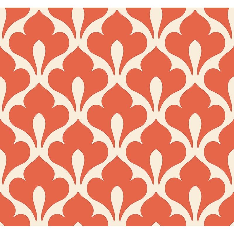 Search TA20806 Tortuga Orange/Rust Swirl by Seabrook Wallpaper