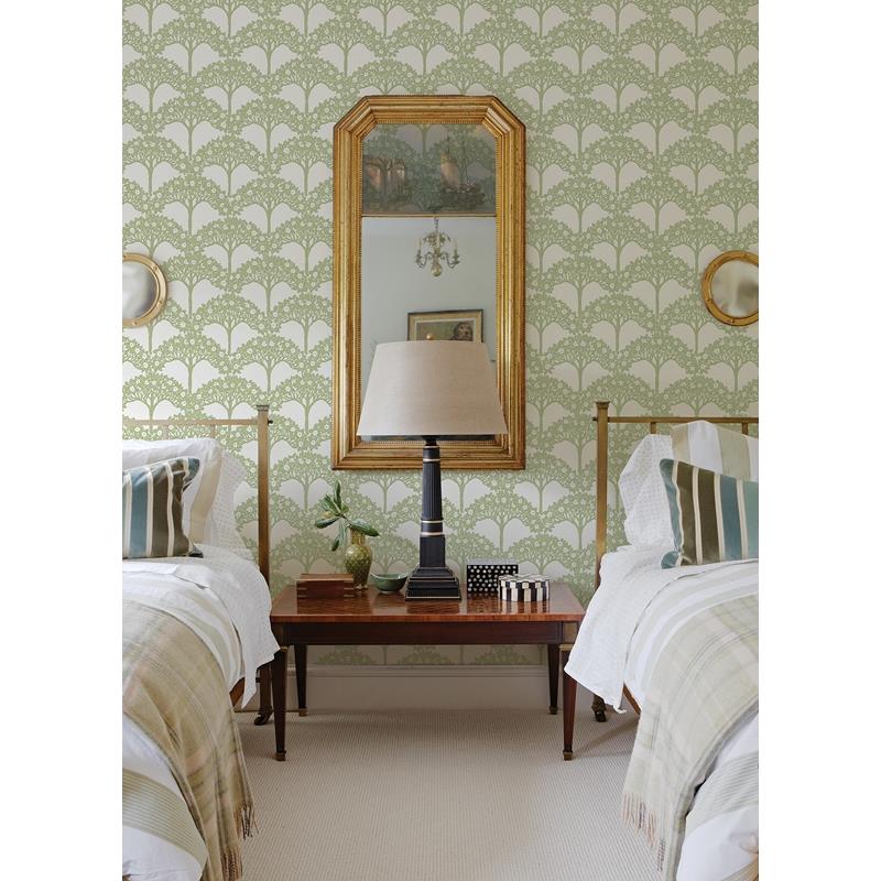 Search 2970-26114 Revival Dawson Green Magnolia Tree Wallpaper Green A-Street Prints Wallpaper
