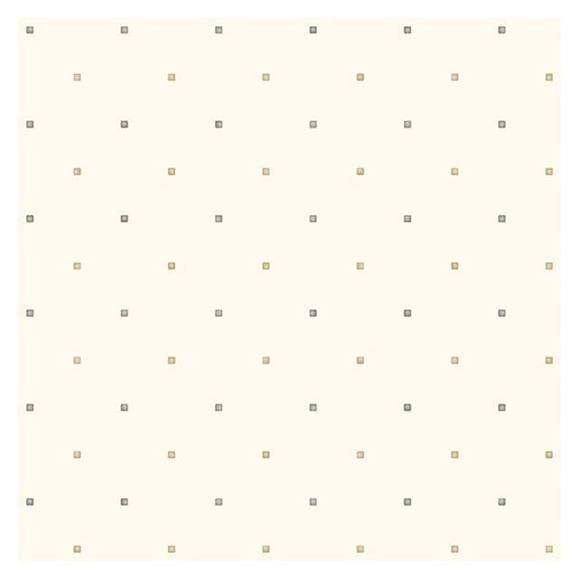 View FW36851 Fresh Watercolors Neutral Square Pegs Wallpaper in Cream & Browns  by Norwall Wallpaper