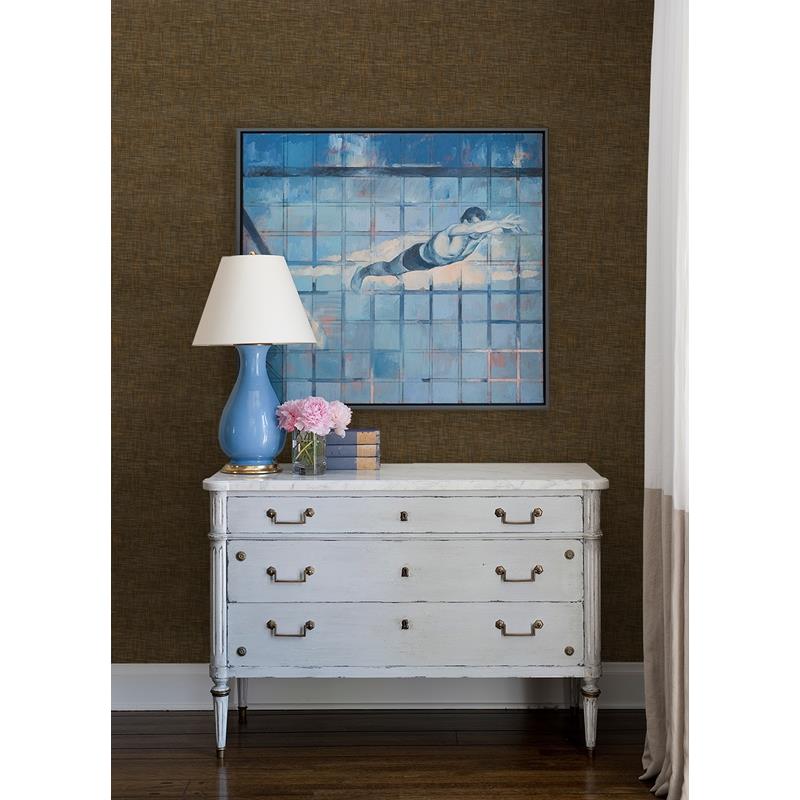 Search 2923-88023 Twine Genji Brown Woven Brown A-Street Prints Wallpaper