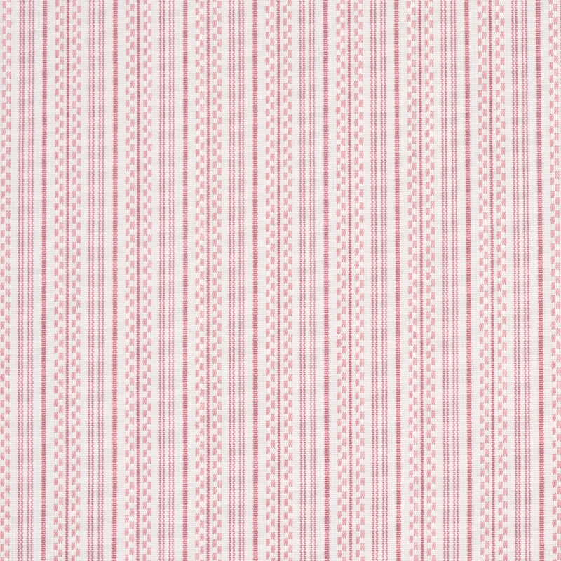 Purchase sample of 71418 Jack Stripe, Pink by Schumacher Fabric