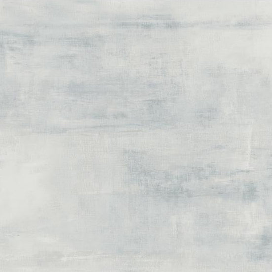 Bianco Hazy Sky - Blue Linen fabric, Plain