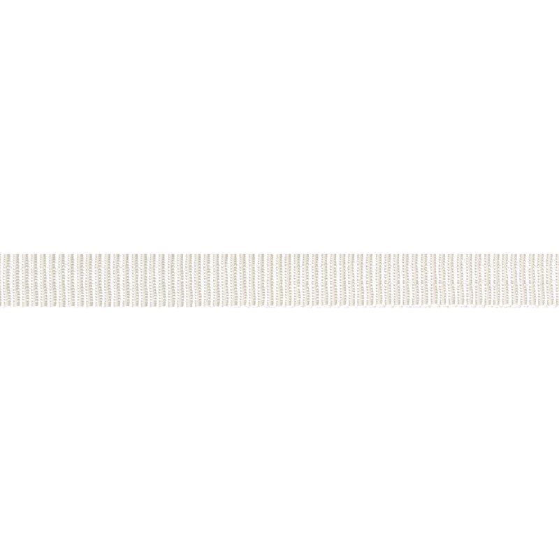 74980 | Narrow Faille Tape, Ivory - Schumacher Fabric