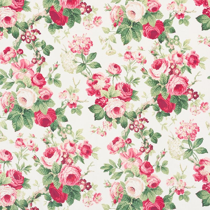 Purchase sample of 177200 Nancy, Rose by Schumacher Fabric