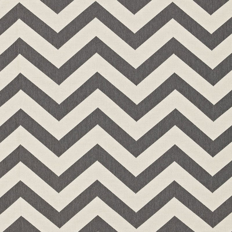 Purchase sample of 65922 Antibes Chevron, Oxford Grey by Schumacher Fabric