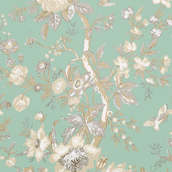 Purchase a sample of T36130 Nemour, Enchantment Thibaut Wallpaper