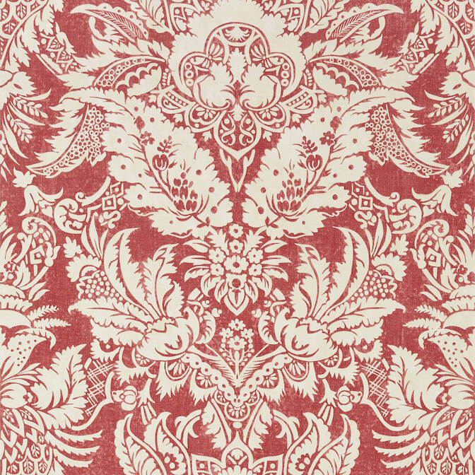 Purchase a sample of T72584 Chardonnet Damask, Chestnut Hill Thibaut Wallpaper