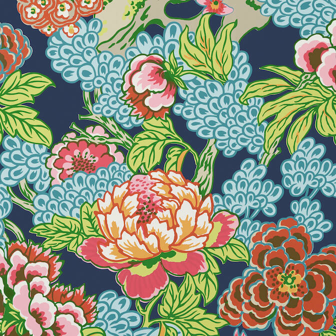 Purchase a sample of T75488 Honshu, Dynasty Thibaut Wallpaper