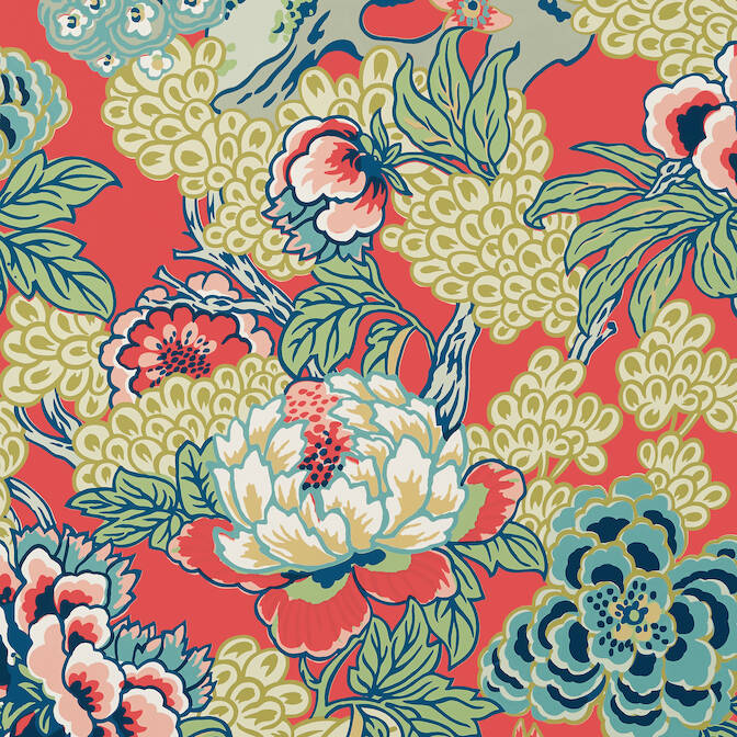 Purchase a sample of T75490 Honshu, Dynasty Thibaut Wallpaper