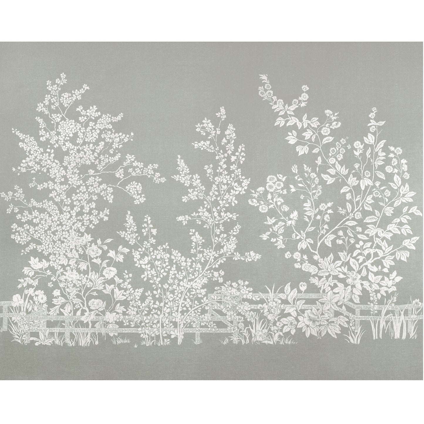 Purchase a sample of Tm10857 Villa Garden Mural by Set, Heritage by Thibaut Wallpaper