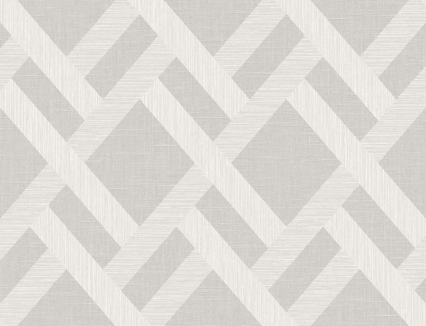 TS80808 | Linen Trellis, Grey - Seabrook Designs Wallpaper