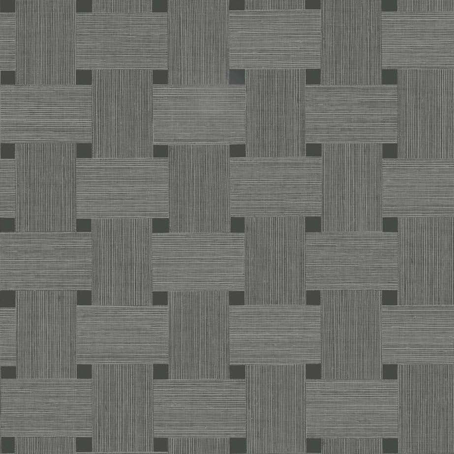 TS81808 | Basketweave, Grey - Seabrook Designs Wallpaper