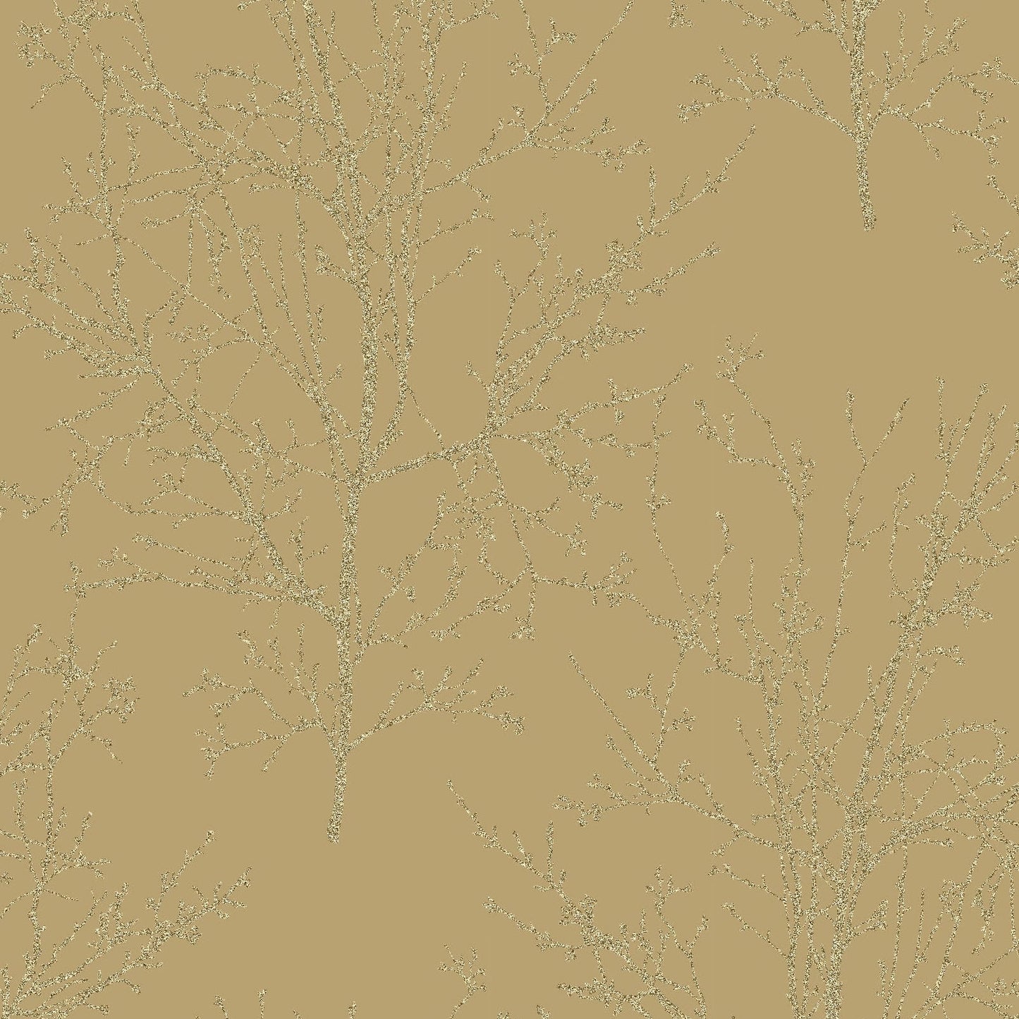 UK11503 | Bead Branches, Gold - Etten Gallerie Wallpaper