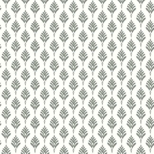 CV4457 | Water's Edge Resource Library, French Scallop Gray York Wallpaper