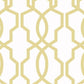 Find GM7518 Geometric Resource Library Hourglass Trellis Yellow York Wallpaper