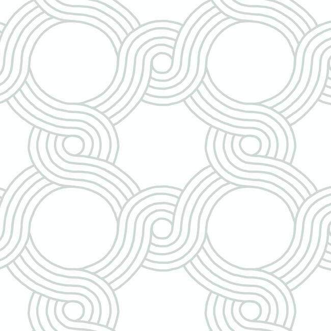 Buy GM7597 Geometric Resource Library The Twist Grey York Wallpaper