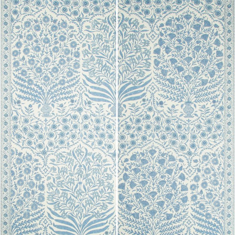 P2017100 515 Sameera Paper Blue Indigo By Lee Jofa