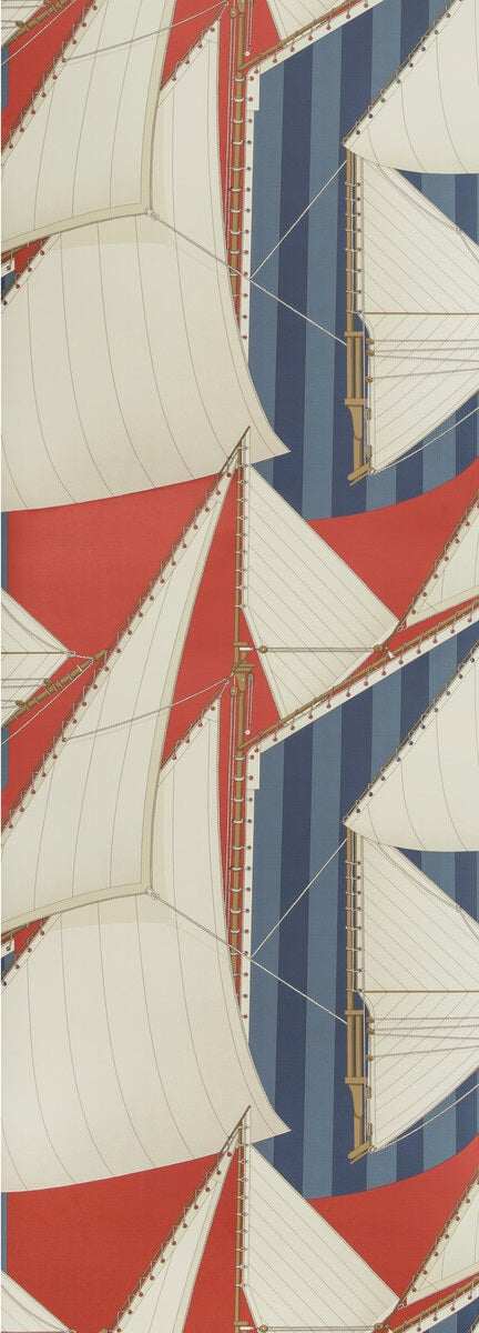 P2018109 195 St Tropez Wp Red Blue By Lee Jofa 1 ; P2018109 195 St Tropez Wp Red Blue By Lee Jofa