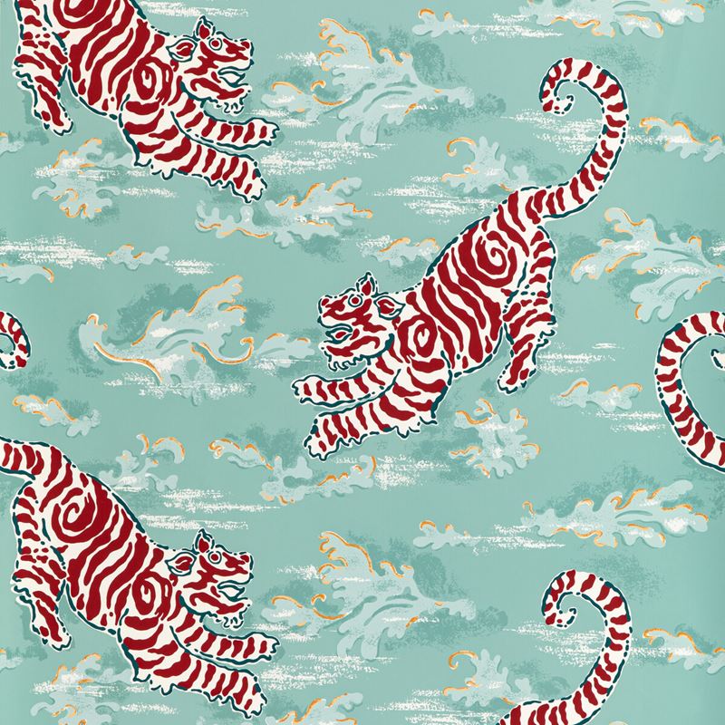 P2020107 1394 Bongol Paper Aqua By Lee Jofa