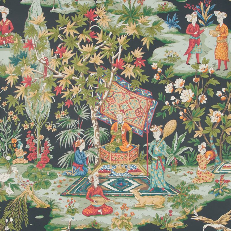 Purchase P8019101.8.0 Lodi Garden Onyx Brunschwig Fils Wallpaper