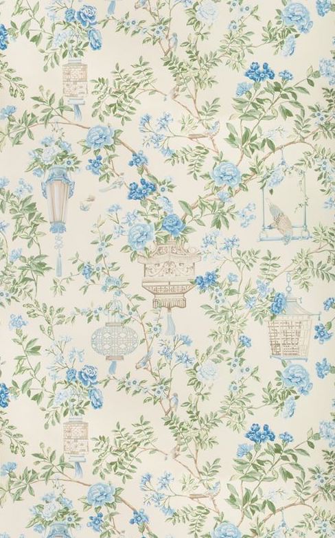 Purchase P80191181530 Jardin Fleuri Multi Color Chinoiserie Brunschwig Fils Wallpaper