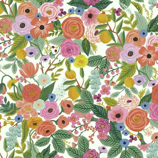 Find RI5119 Rifle Paper Co. Garden Party Coral York Wallpaper