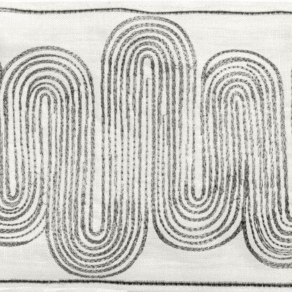 Acquire T30807.11 Ischia Tape Platinum Kravet Couture Fabric