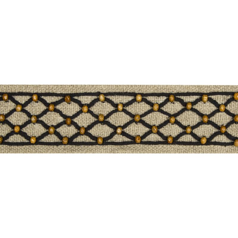 Buy T8017106-8 Le Boise Tape Black by Brunschwig & Fils Fabric