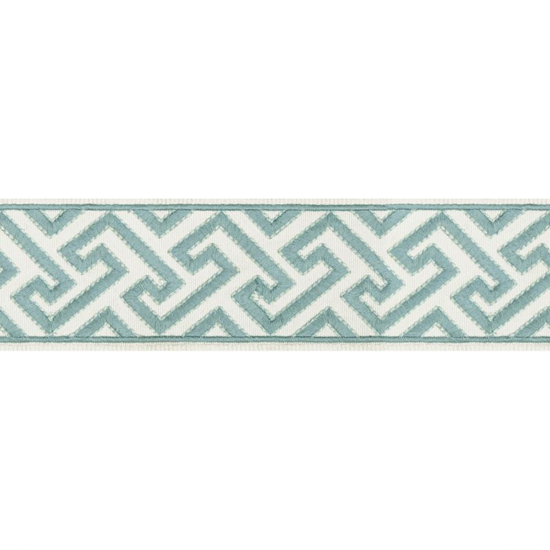 Looking T8019100-113 Sanchi Tape Aqua by Brunschwig & Fils Fabric