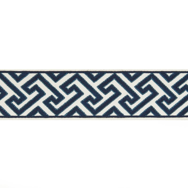 Search T8019100-50 Sanchi Tape Indigo by Brunschwig & Fils Fabric