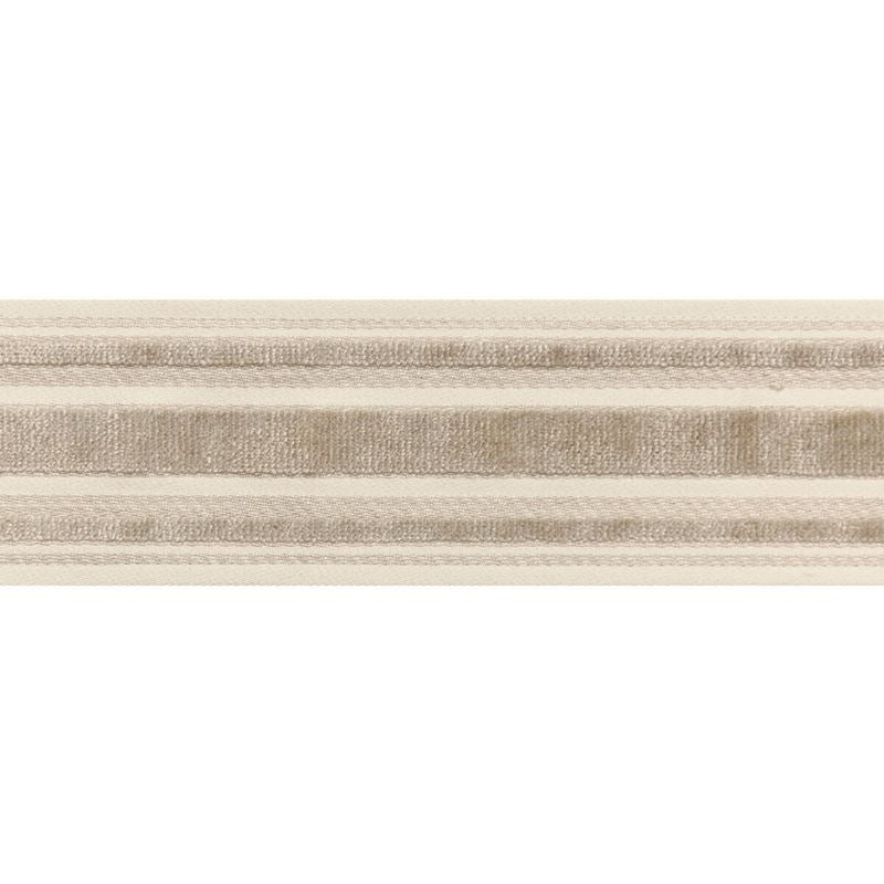 Looking T8019101-11 Canton Tape Pebble by Brunschwig & Fils Fabric