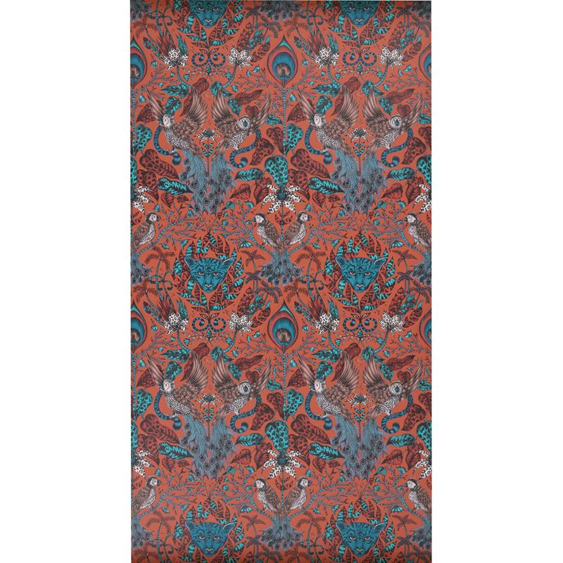 W0098/05 Amazon Red Animals Clarke And Clarke Wallpaper 2