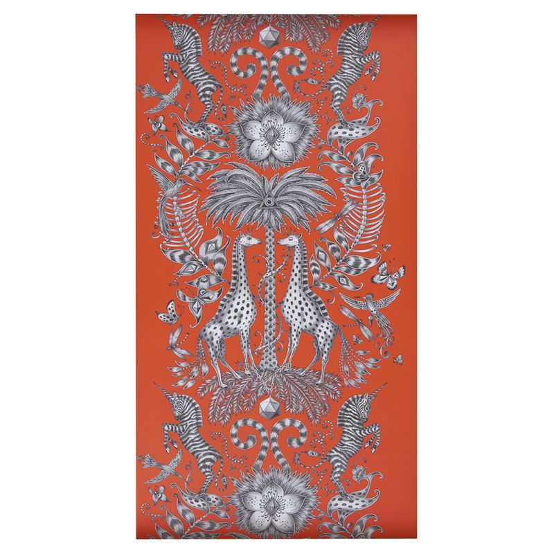 W0102/02 Kruger Red Animals Clarke And Clarke Wallpaper 2