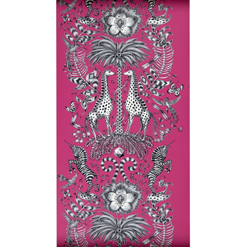 W0102/04 Kruger Pink Animals Clarke And Clarke Wallpaper 2
