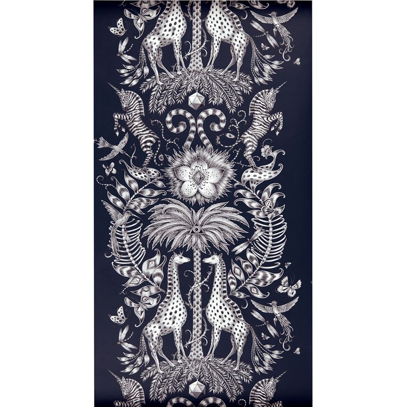 W0102/06 Kruger Blue Animals Clarke And Clarke Wallpaper 2