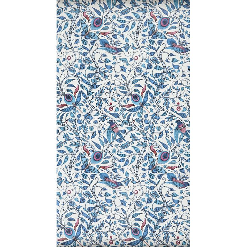 W0104/01 Rousseau Blue Animals Clarke And Clarke Wallpaper 2