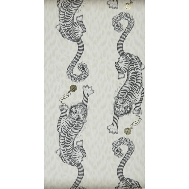 W0105/02 Tigris Neutral Animals Clarke And Clarke Wallpaper 2