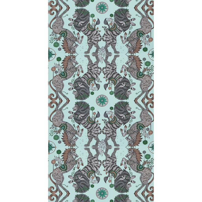 W0113/01 Caspian Wp Blue Animal/Insect Clarke And Clarke Wallpaper 2