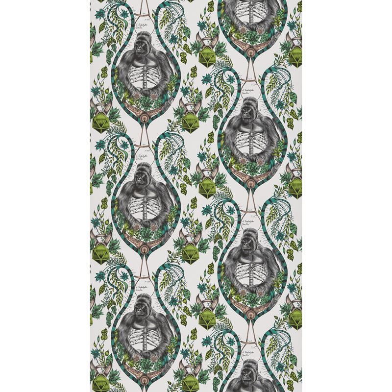 W0120/03 Silverback Pink Animal/Insect Clarke And Clarke Wallpaper 2