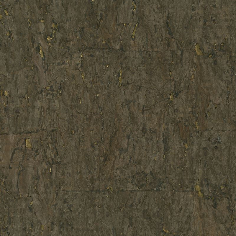 W3318.84.0 metallic chocolate wallpaper Kravet Design