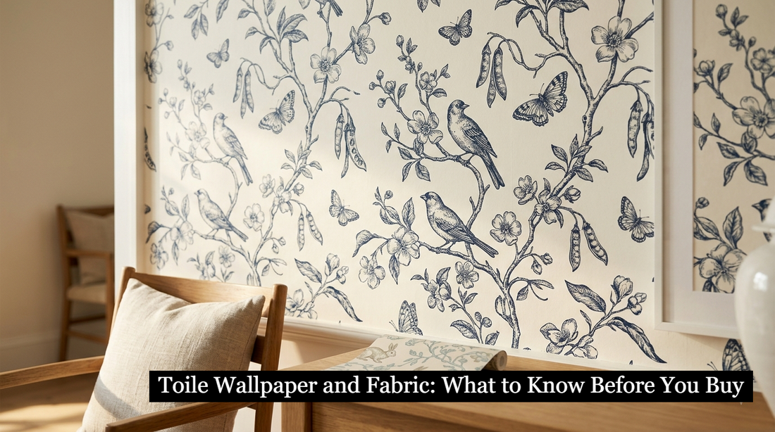 Toile Wallpaper and Fabric: What to Know Before You Buy