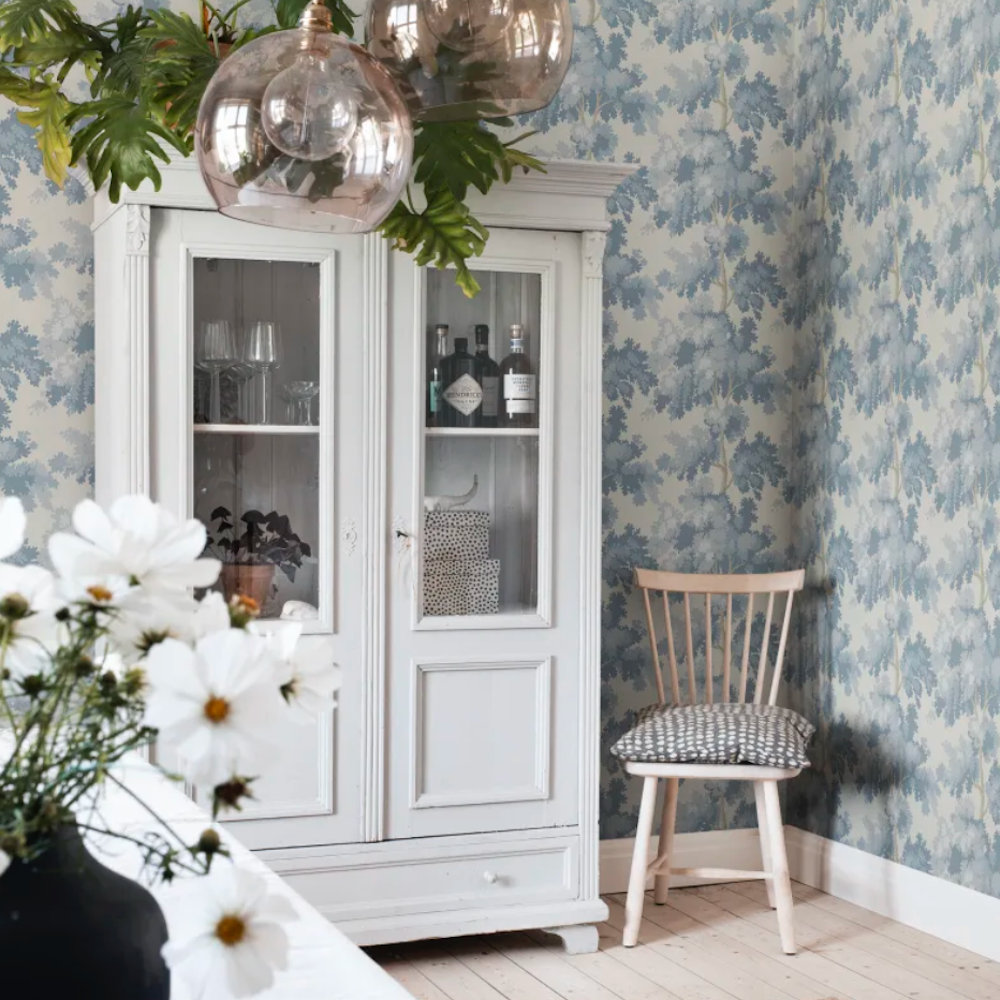 Raphael Wallpaper by Sanberg available in many color ways.