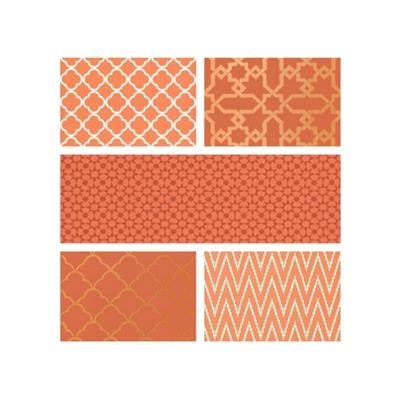 Schumacher Wallpaper by Color/Orange by Schumacher