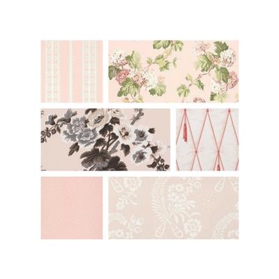 Schumacher Wallpaper by Color/Pink by Schumacher