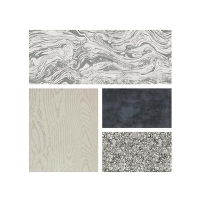 Schumacher Wallpaper by Library/Faux Finishes by Schumacher Wallpaper